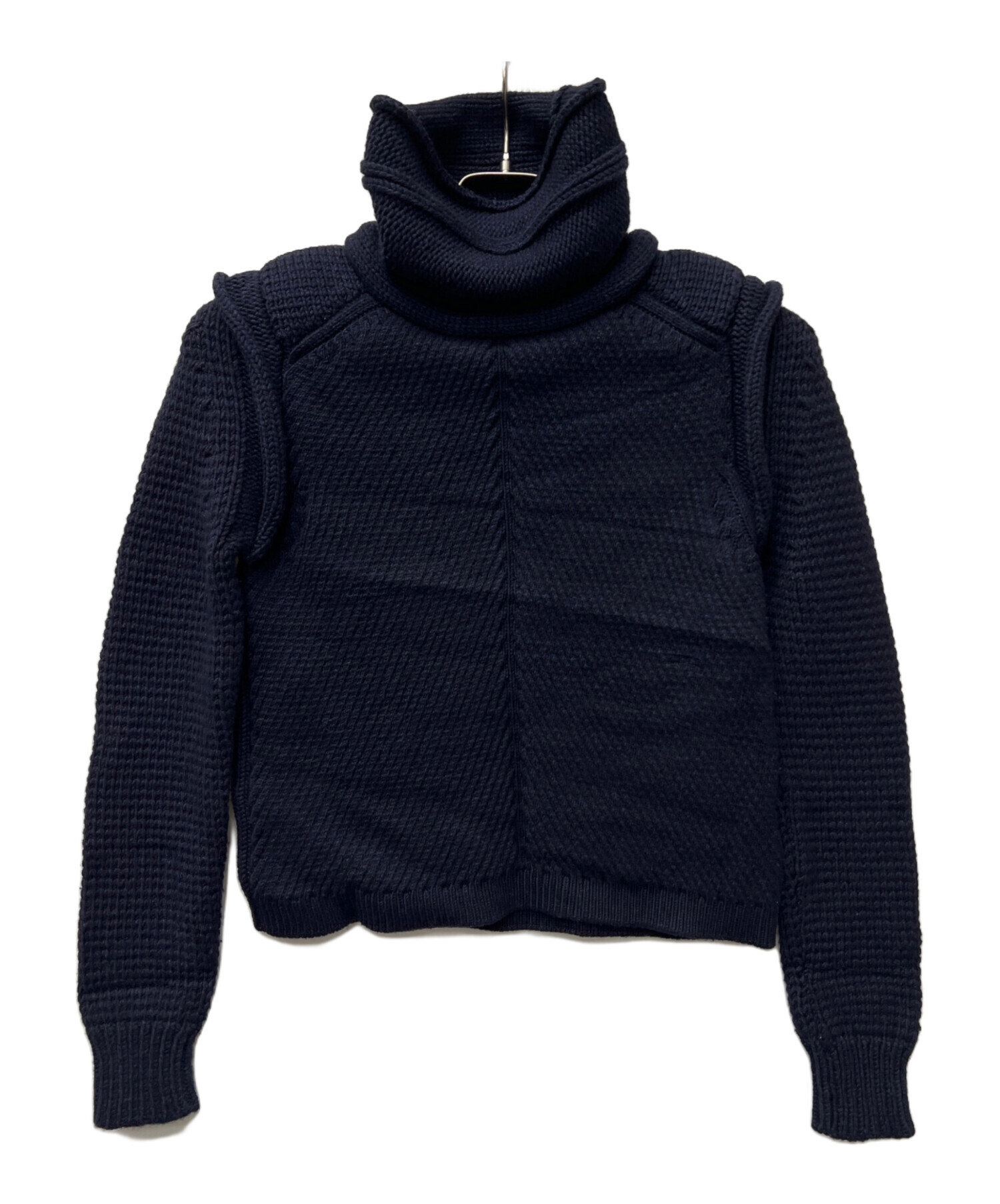 クロエ　ニット　ネイビー 中古・古着通販】Chloe (クロエ) 厚手ニット ネイビー サイズ:XS