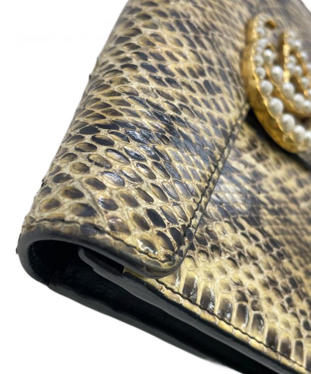 中古・古着通販】GUCCI (グッチ) 長財布 ベージュ｜ブランド・古着通販