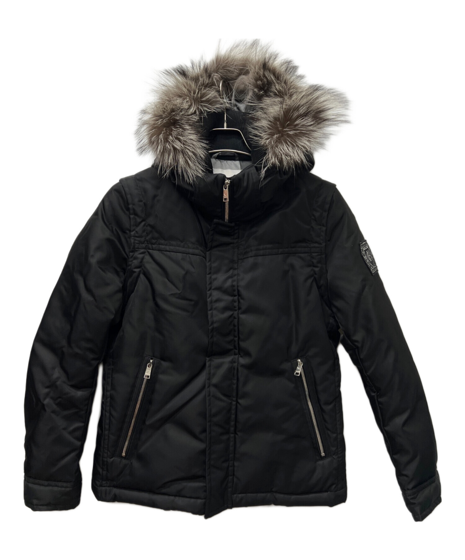 バーバリー Black Label Crestbridgeダウンジャケット XL 中古・古着通販】BLACK LABEL CRESTBRIDGE (ブラックレーベル クレスト