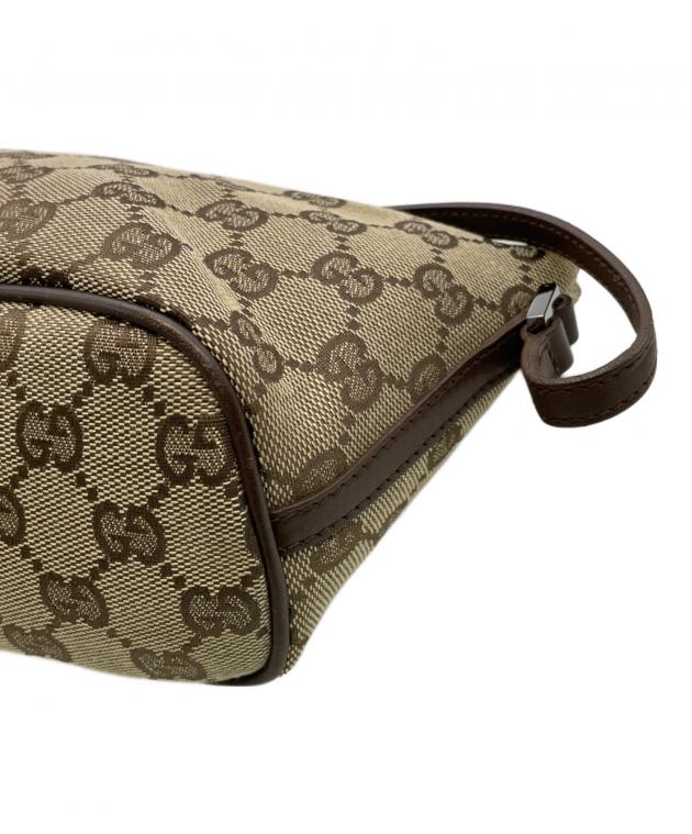 中古・古着通販】GUCCI (グッチ) アクセサリーポーチ ベージュ