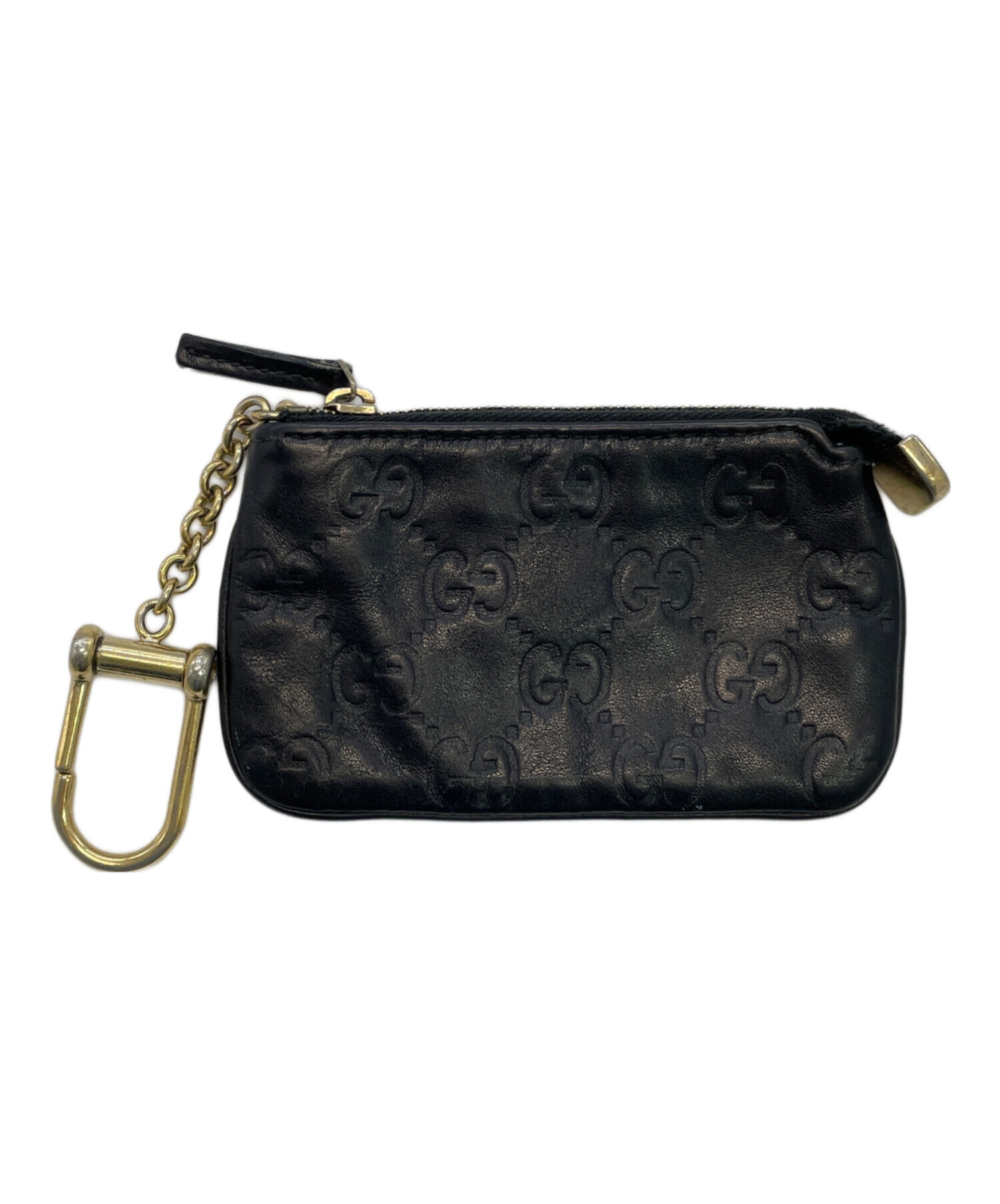 GUCCI グッチ GGカレイド コインケース ブラック 【中古】 中古・古着通販】GUCCI (グッチ) コインケース ブラック｜ブランド