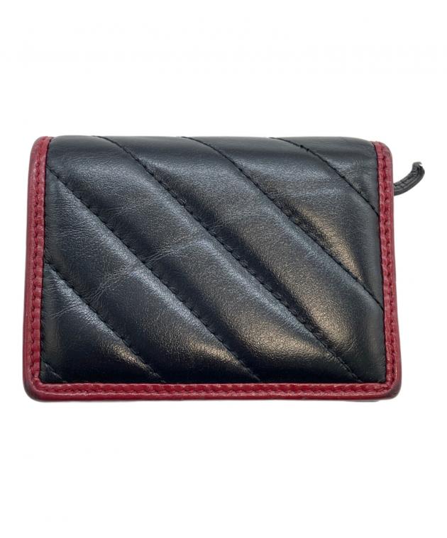 中古・古着通販】GUCCI (グッチ) カードケース ブラック×レッド