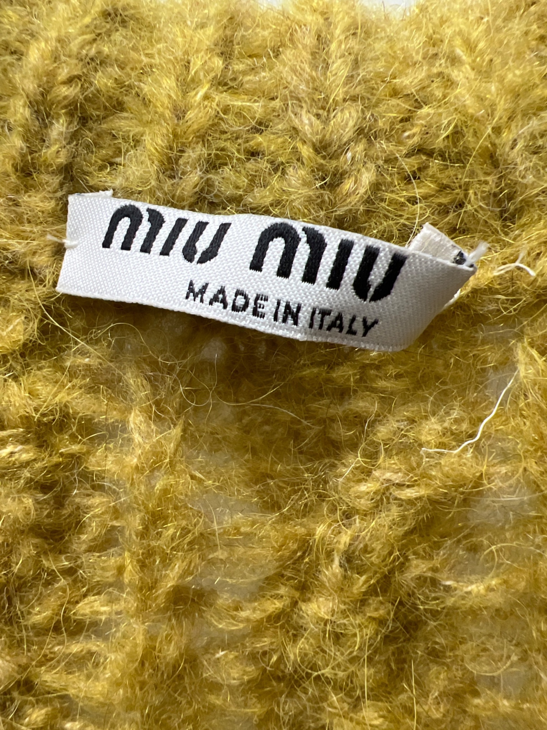 miiu様 中古・古着通販】MIU MIU (ミュウミュウ) 厚手ニット ベージュ サイズ