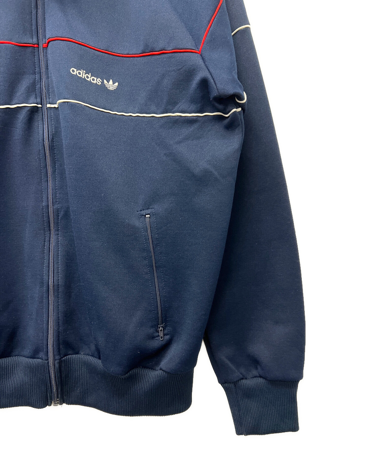 中古・古着通販】adidas (アディダス) トラックジャケット ネイビー