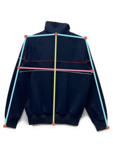 中古・古着通販】adidas (アディダス) トラックジャケット ネイビー