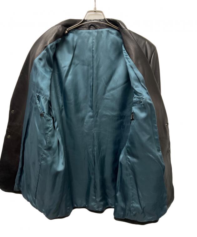 verri レザージャケット 中古・古着通販】VERRI (ヴェリー) レザーコート ブラック サイズ:56