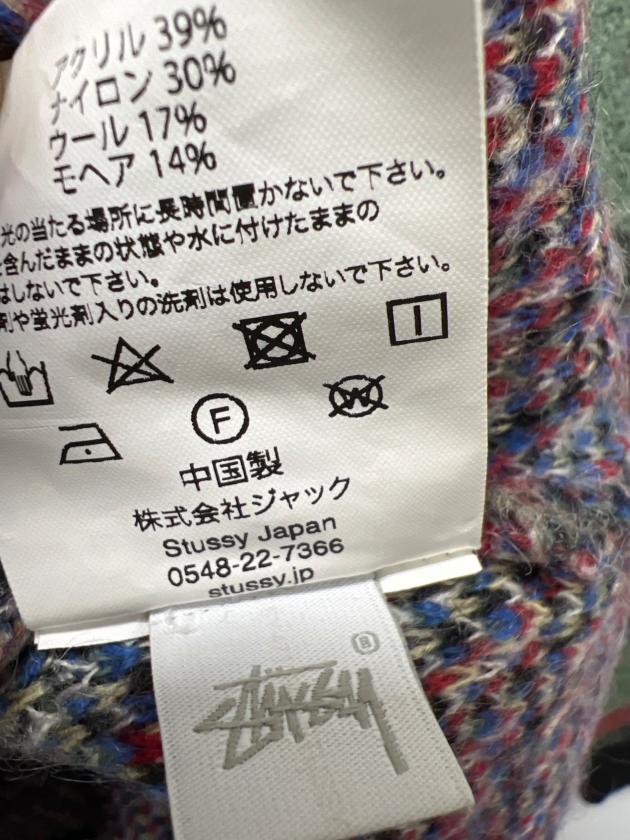 中古・古着通販】stussy (ステューシー) モヘア混チェックニット