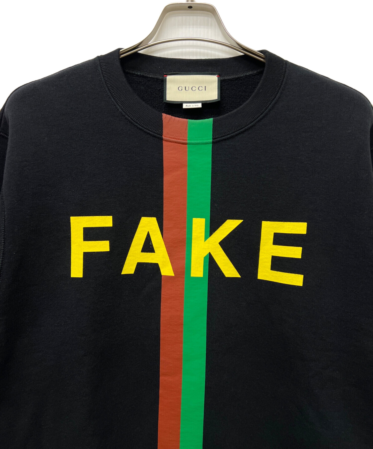 中古・古着通販】GUCCI (グッチ) クルーネックスウェット ネイビー 