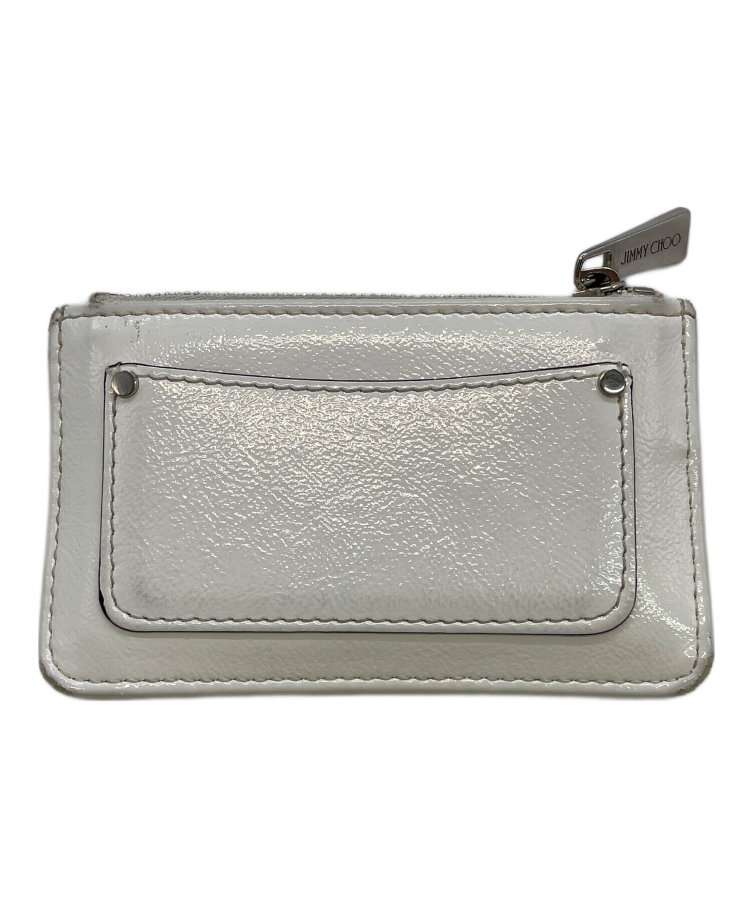 中古・古着通販】JIMMY CHOO (ジミーチュウ) コインケース ホワイト