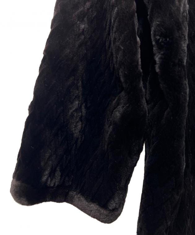中古・古着通販】VALENTINO (ヴァレンティノ) ミンクコート ブラック