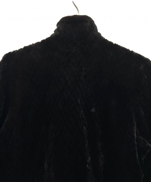 中古・古着通販】VALENTINO (ヴァレンティノ) ミンクコート ブラック