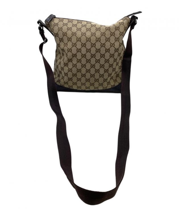 中古・古着通販】GUCCI (グッチ) ショルダーバッグ ベージュ×ブラウン