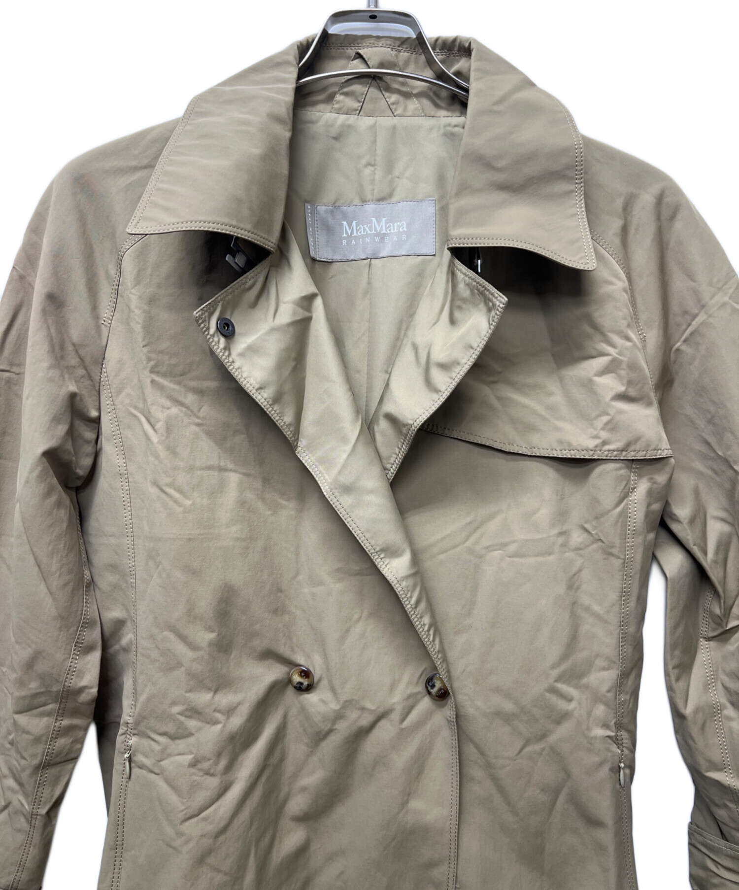 中古・古着通販】MaxMara (マックスマーラ) トレンチコート ベージュ 