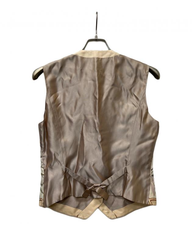中古・古着通販】HERMES (エルメス) ベスト ベージュ サイズ:40