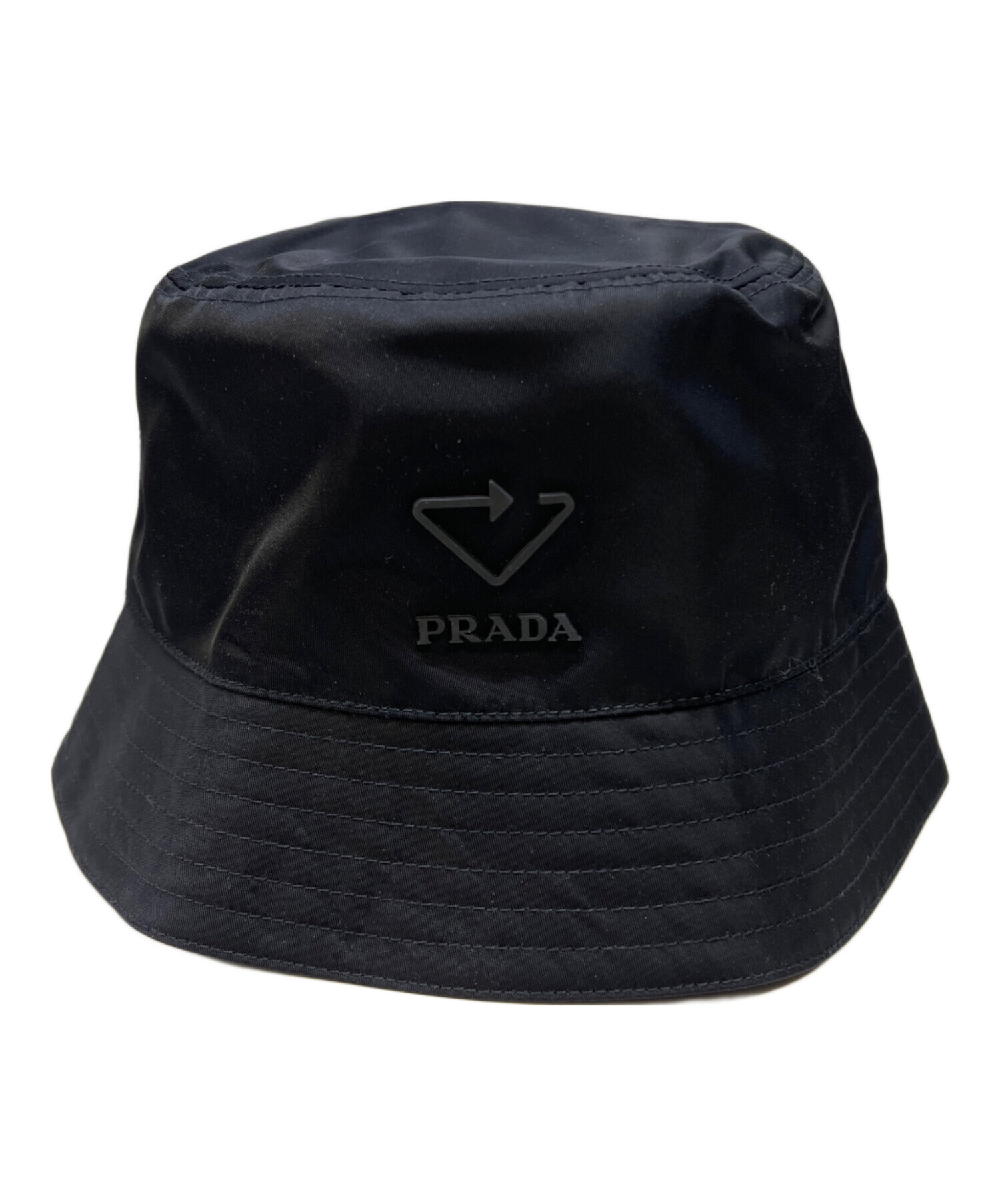 中古・古着通販】PRADA (プラダ) バケットハット ブラック サイズ:S