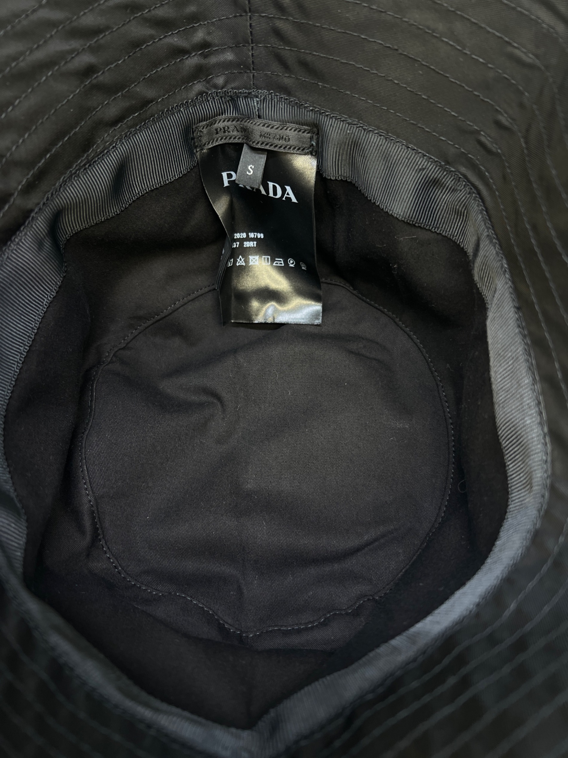 中古・古着通販】PRADA (プラダ) バケットハット ブラック サイズ:S