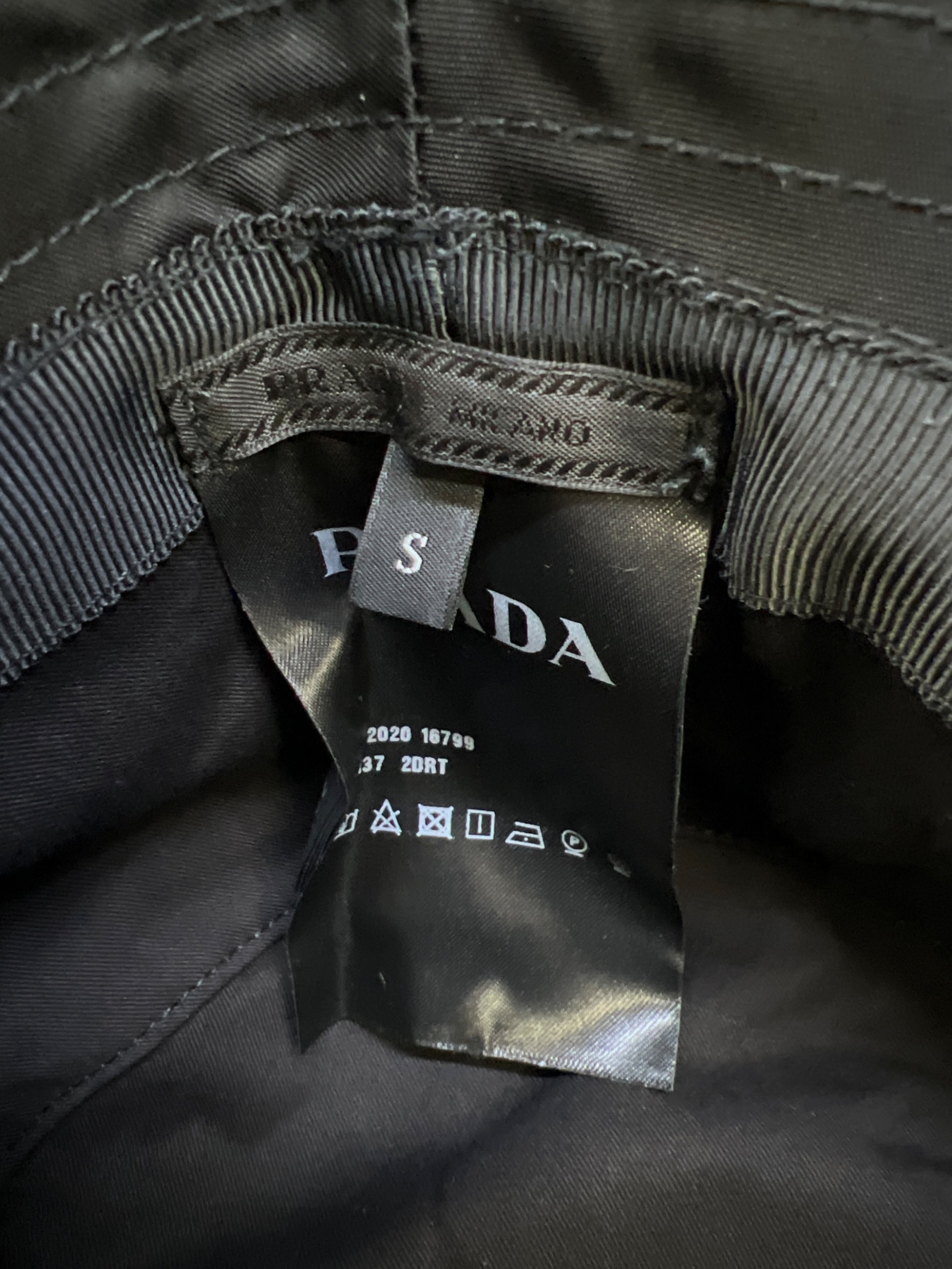 中古・古着通販】PRADA (プラダ) バケットハット ブラック サイズ:S