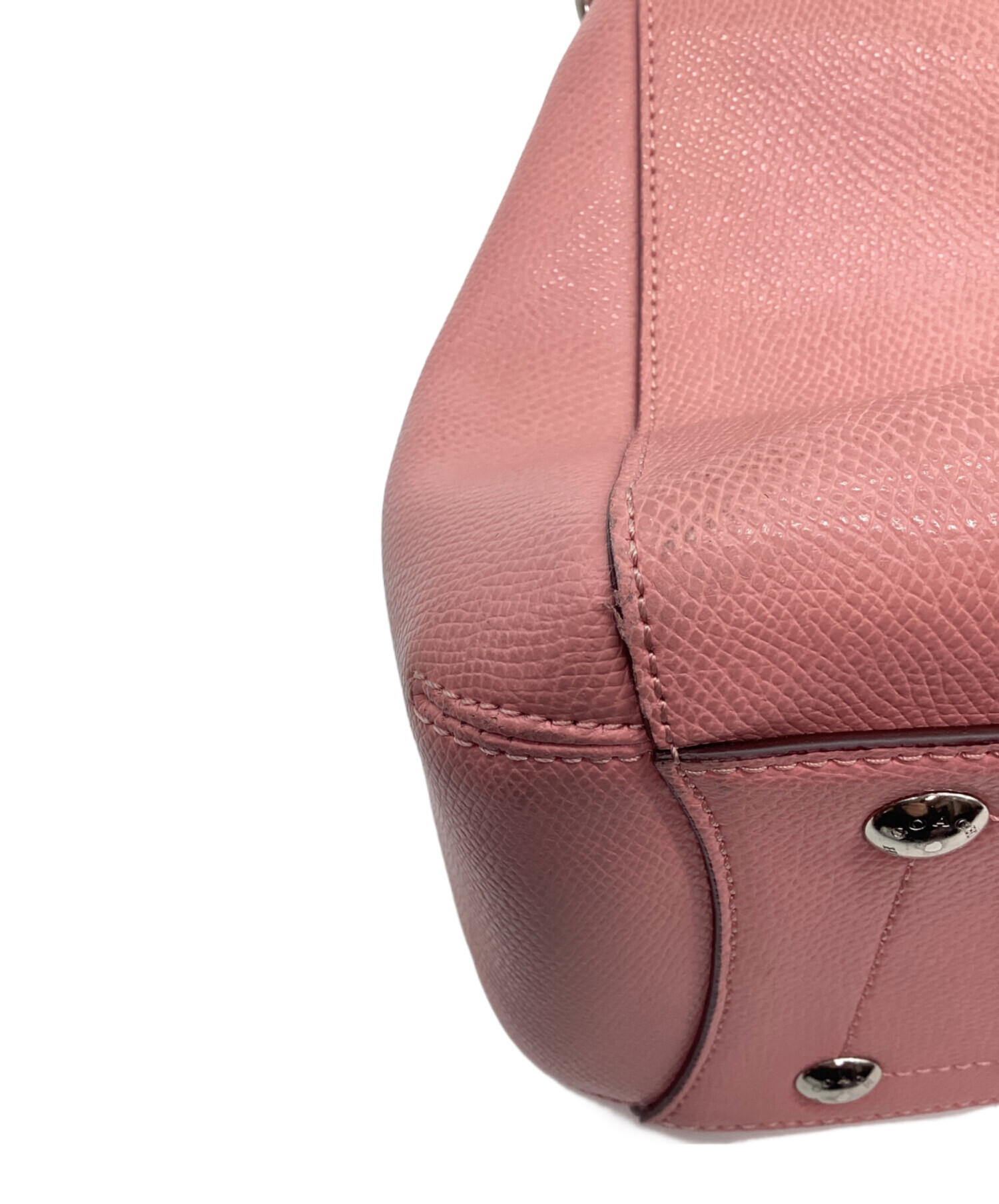 中古・古着通販】COACH (コーチ) 2WAYショルダーバッグ ピンク