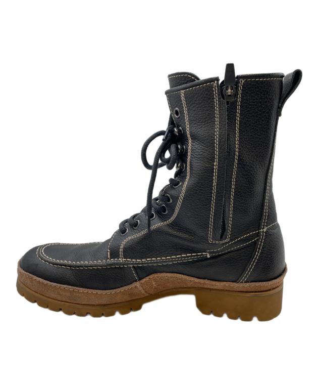 中古・古着通販】KUSHITANI (クシタニ) モカシンブーツ ブラック