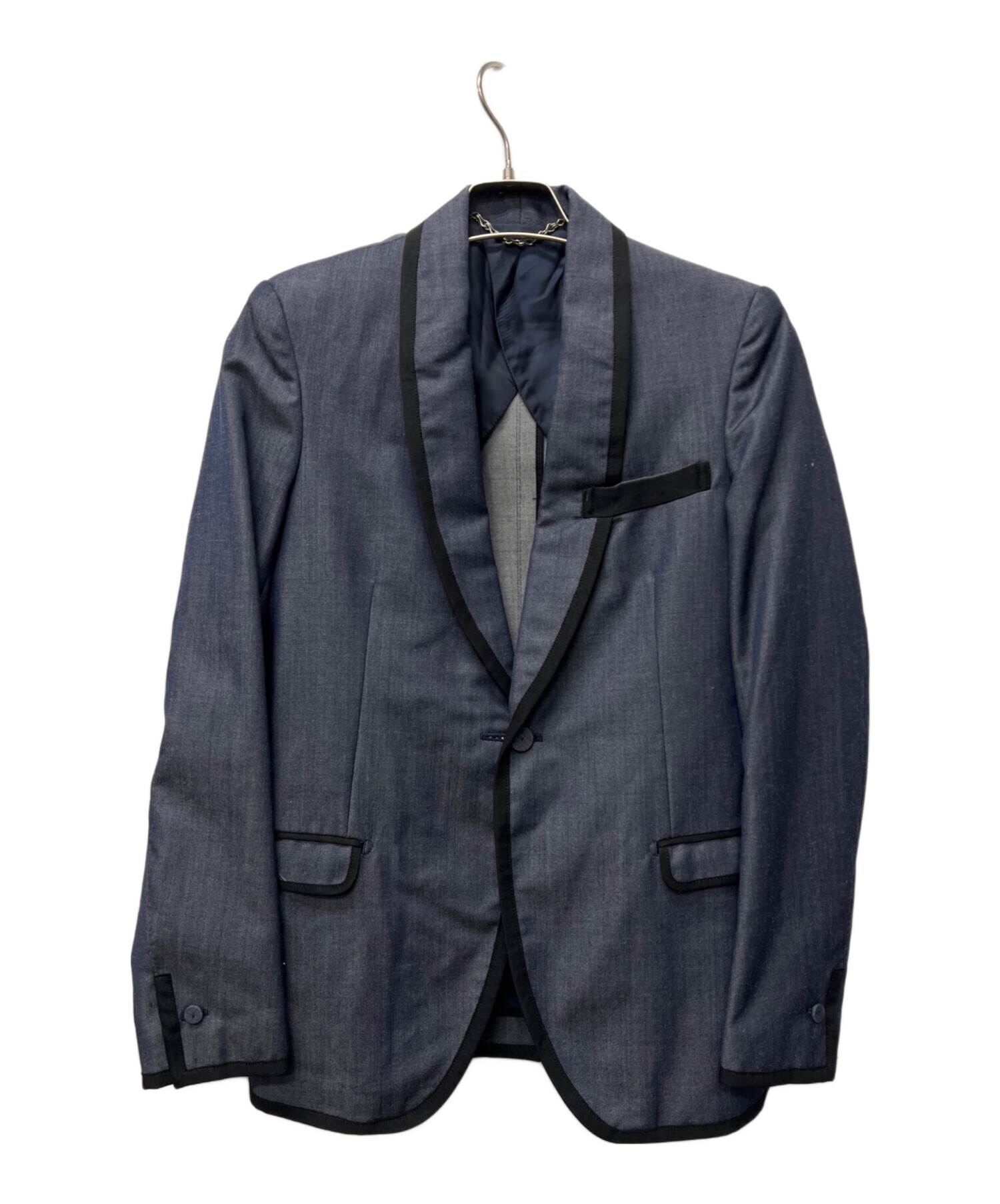 【ミハラヤスヒロ】グレースーツ　セットアップ　M size 中古・古着通販】MIHARA YASUHIRO (ミハラヤスヒロ) パイピング