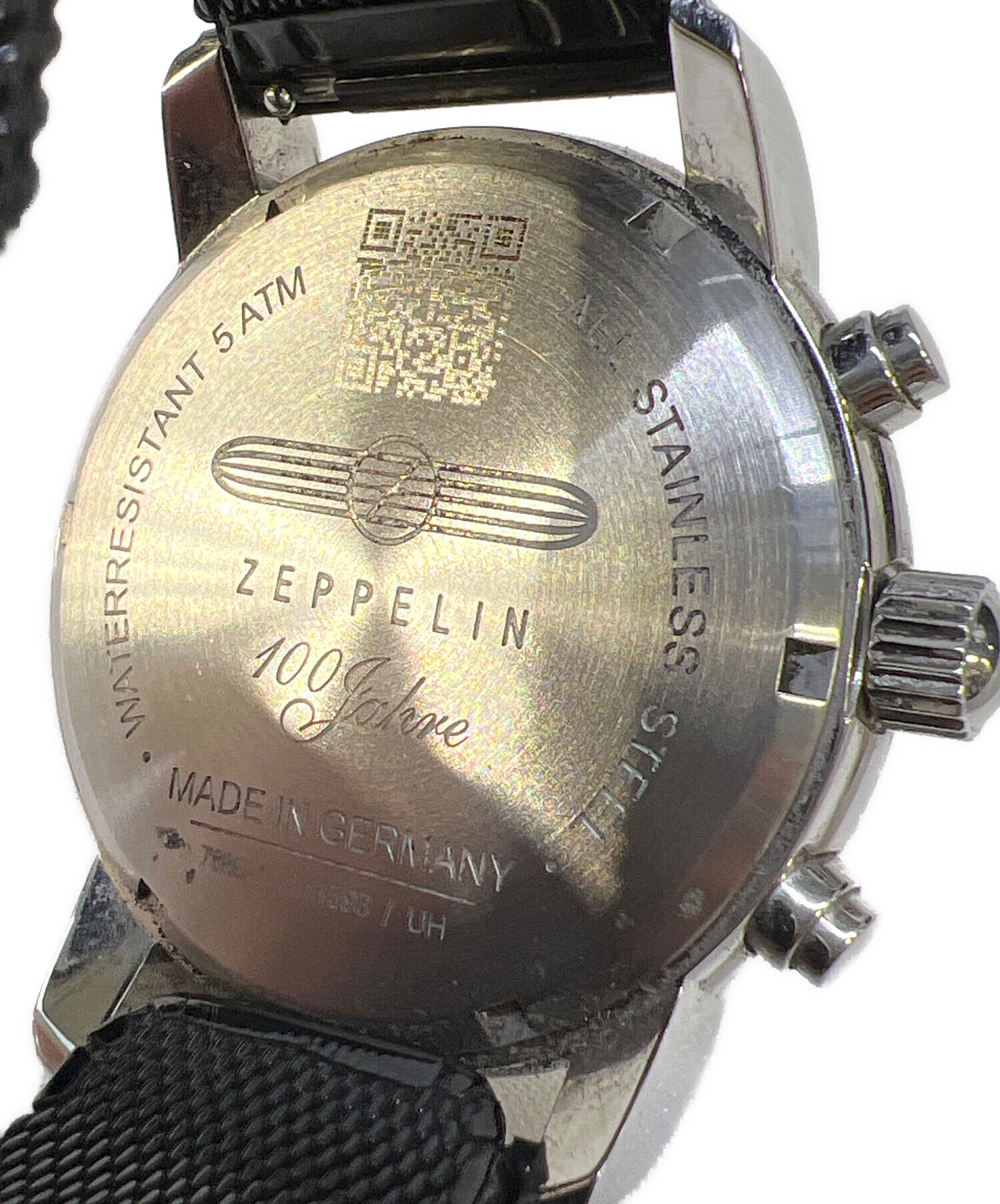 ZEPPELIN ツェッペリン ほぼ未使用品 中古・古着通販】ZEPPELIN (ツェッペリン) クロノグラフ シルバー