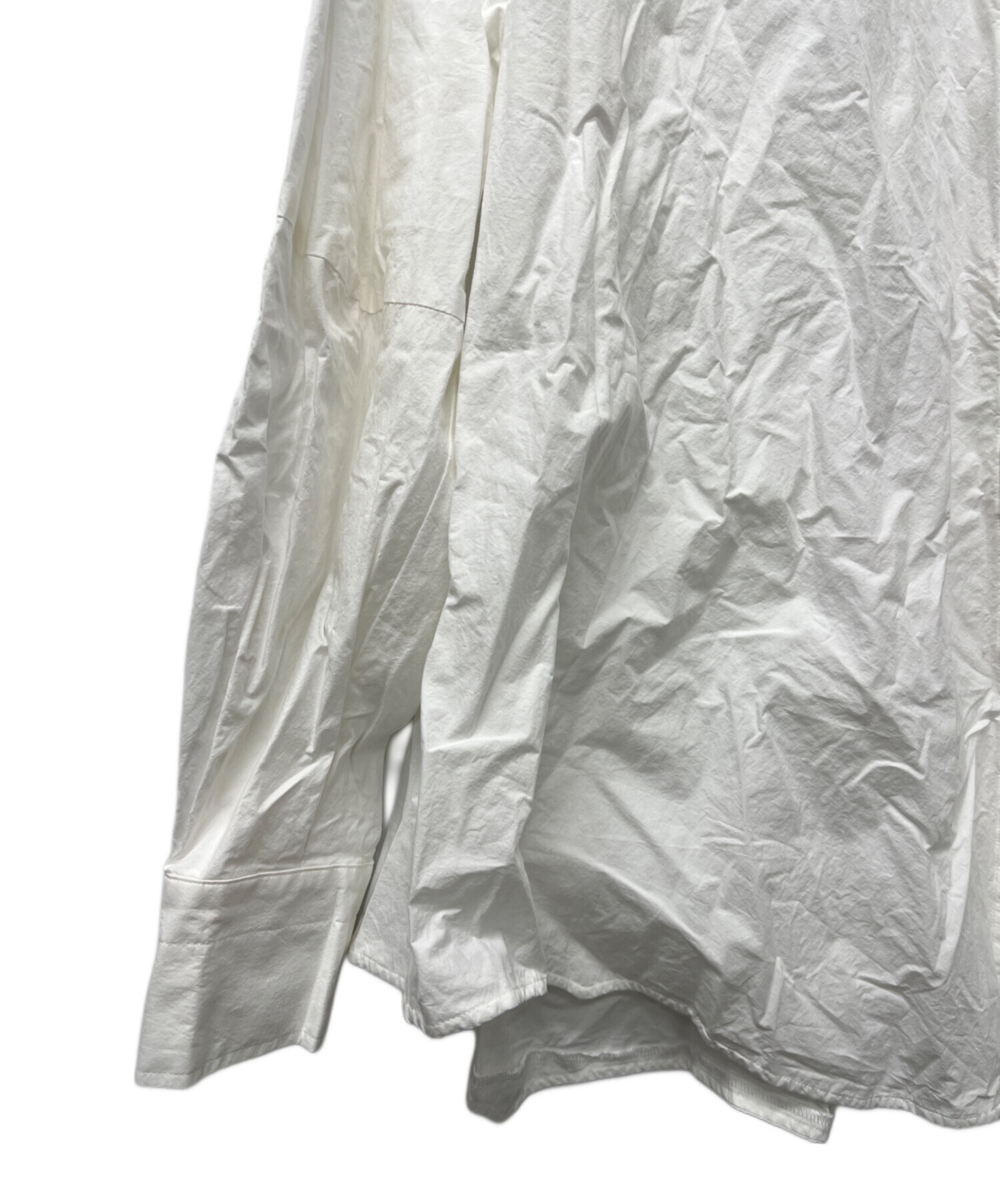 中古・古着通販】ENFOLD (エンフォルド) HEXAGON SHIRT ホワイト