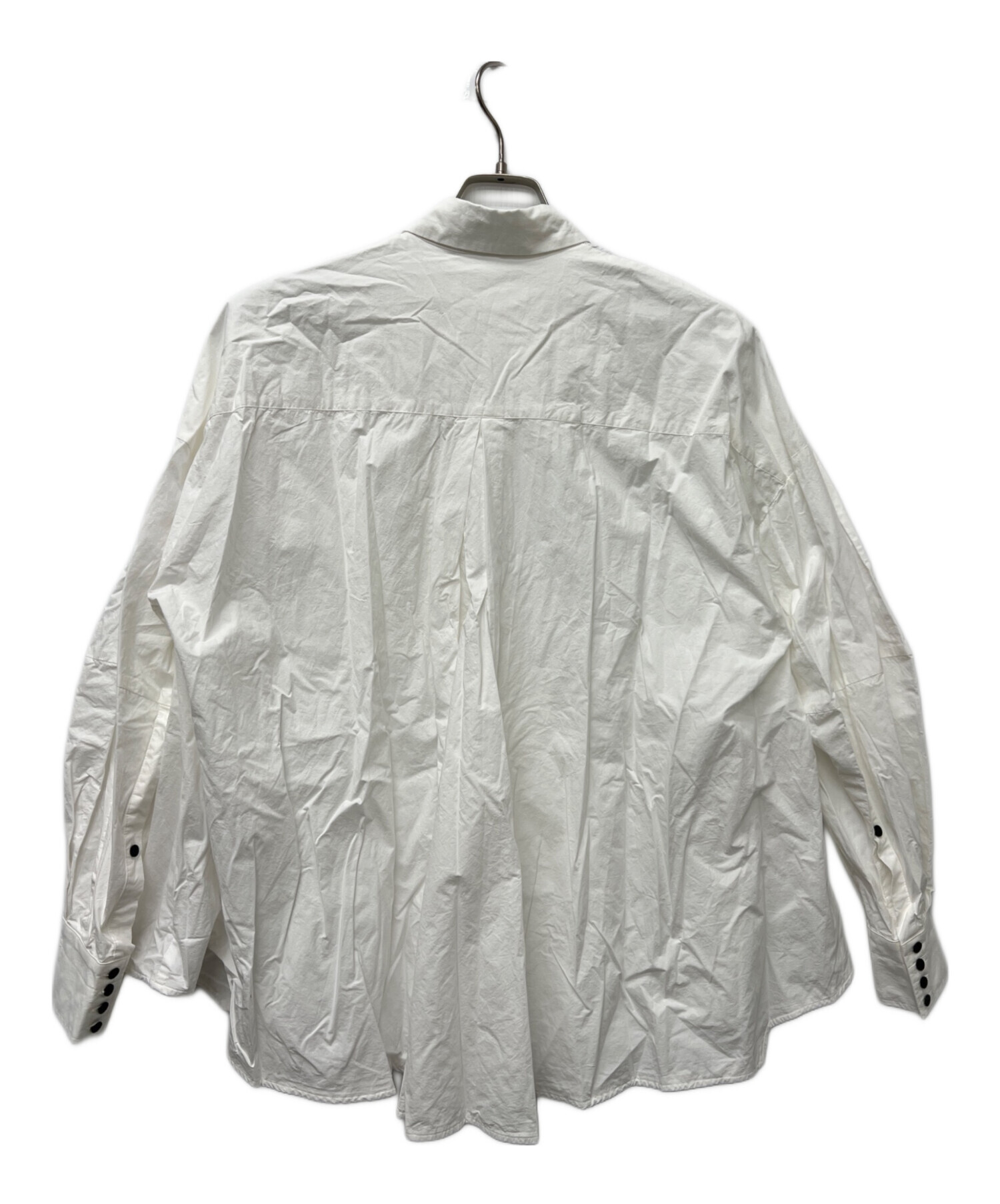 中古・古着通販】ENFOLD (エンフォルド) HEXAGON SHIRT ホワイト