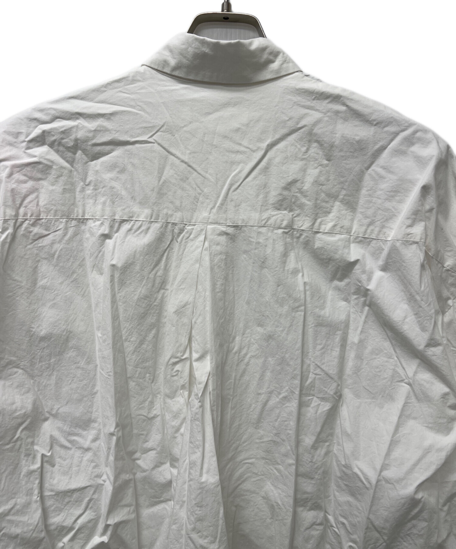 中古・古着通販】ENFOLD (エンフォルド) HEXAGON SHIRT ホワイト