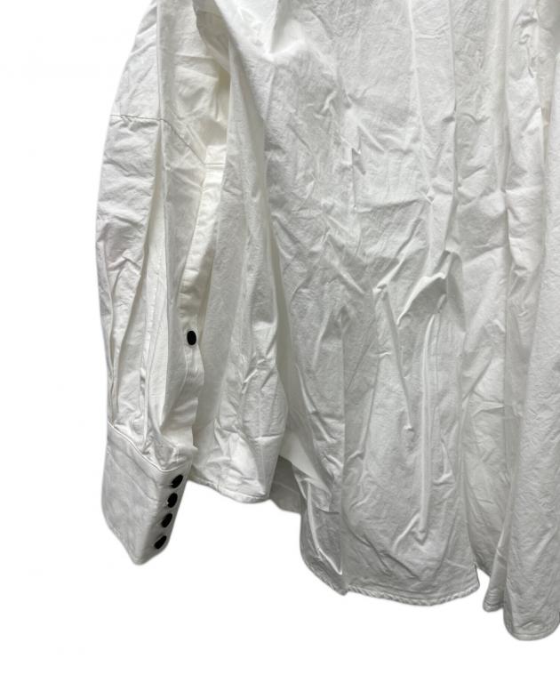 中古・古着通販】ENFOLD (エンフォルド) HEXAGON SHIRT ホワイト