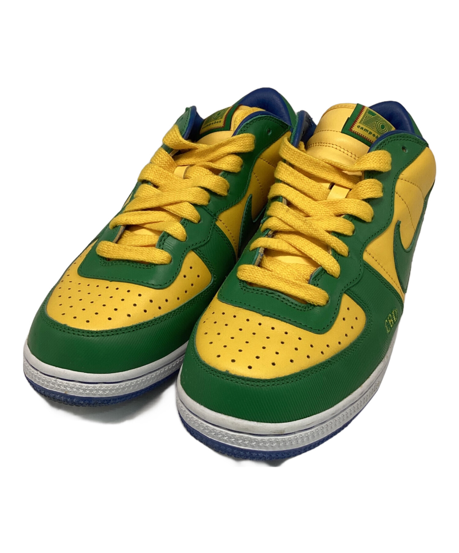 中古・古着通販】NIKE (ナイキ) スニーカー イエロー×グリーン サイズ