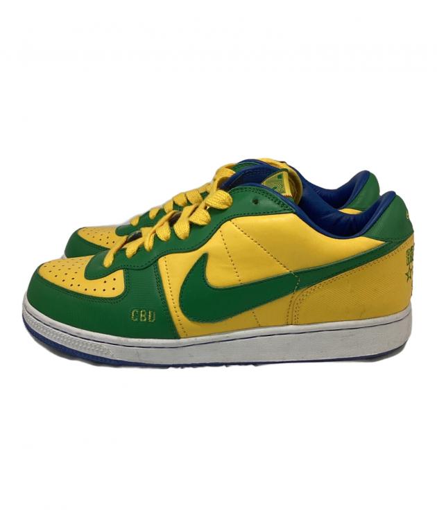 中古・古着通販】NIKE (ナイキ) スニーカー イエロー×グリーン サイズ