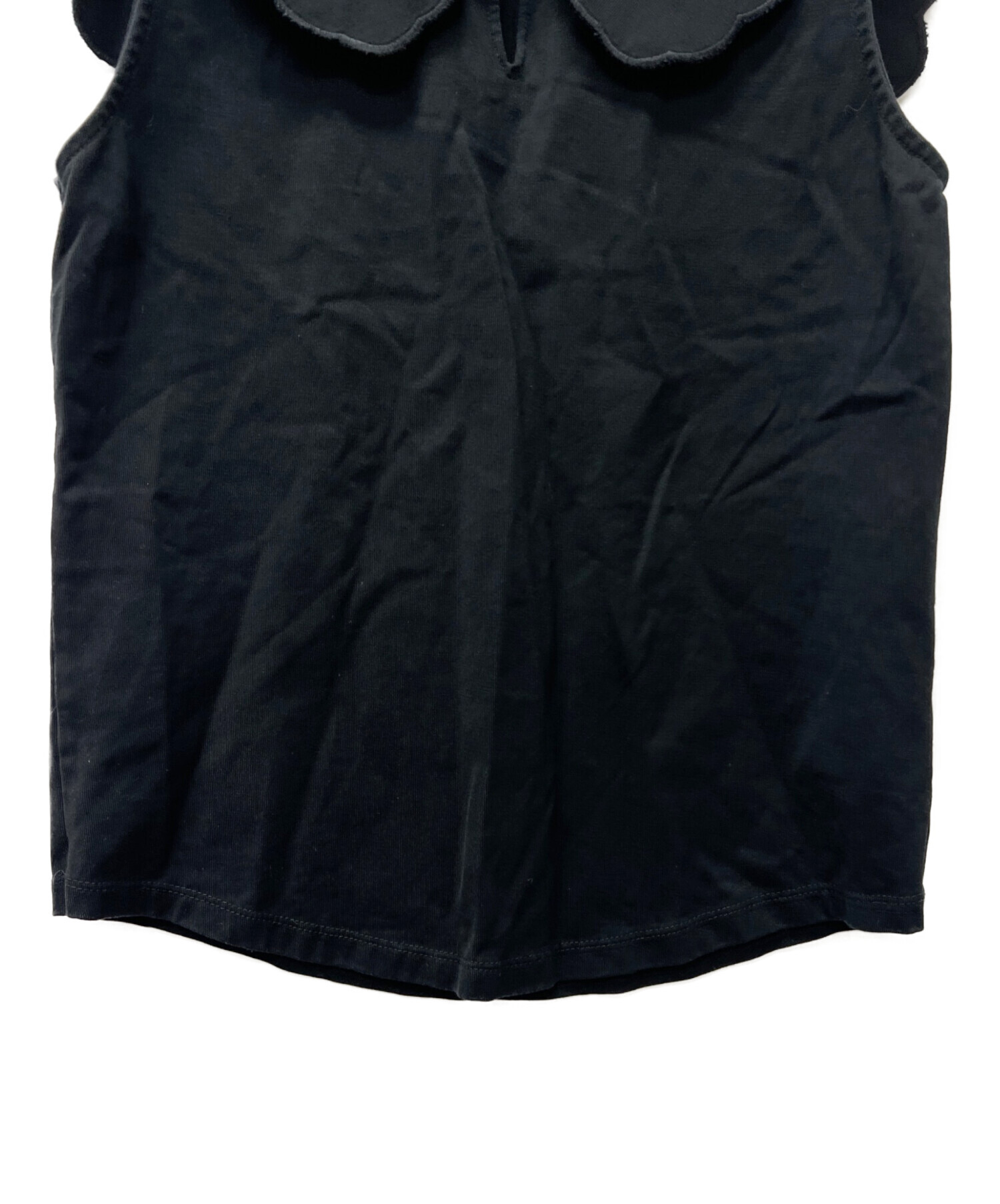 【美品✨️】RonHerman Jumper Dress 黒 ナイロン 2024 中古・古着通販】Ron Herman (ロンハーマン) スカラップセーラー