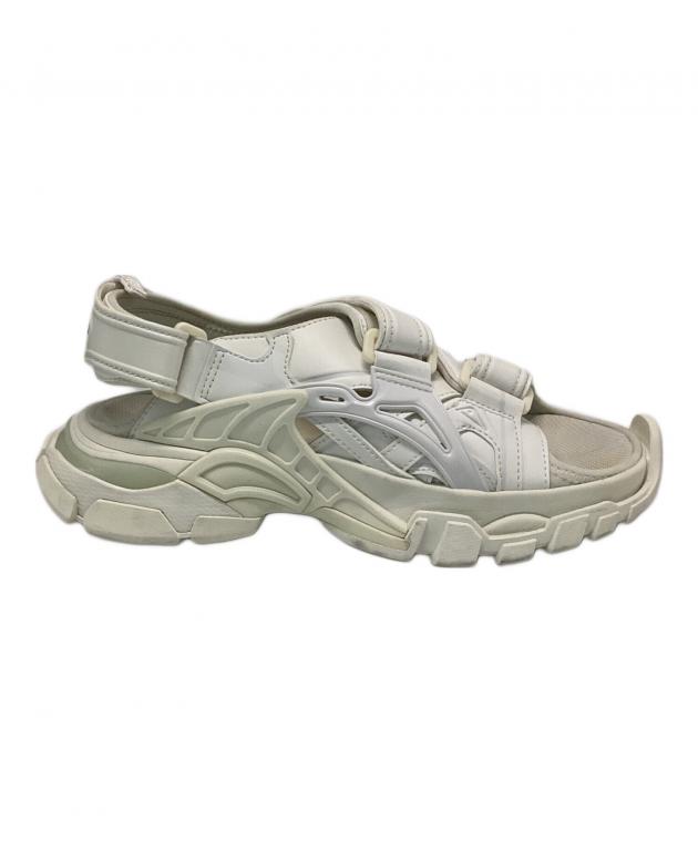 BALENCIAGA ビーチサンダルバレンシアガ EU 41 中古 中古・古着通販】BALENCIAGA (バレンシアガ) サンダル ホワイト サイズ