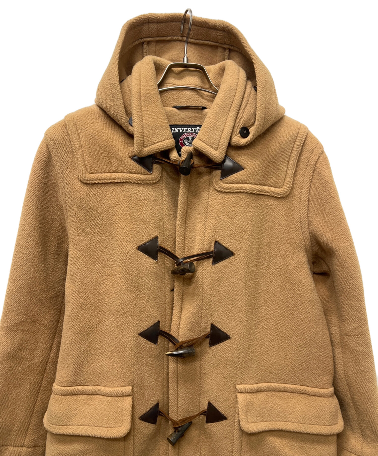 中古・古着通販】INVERTERE (インバーティア) ダッフルコート ベージュ 