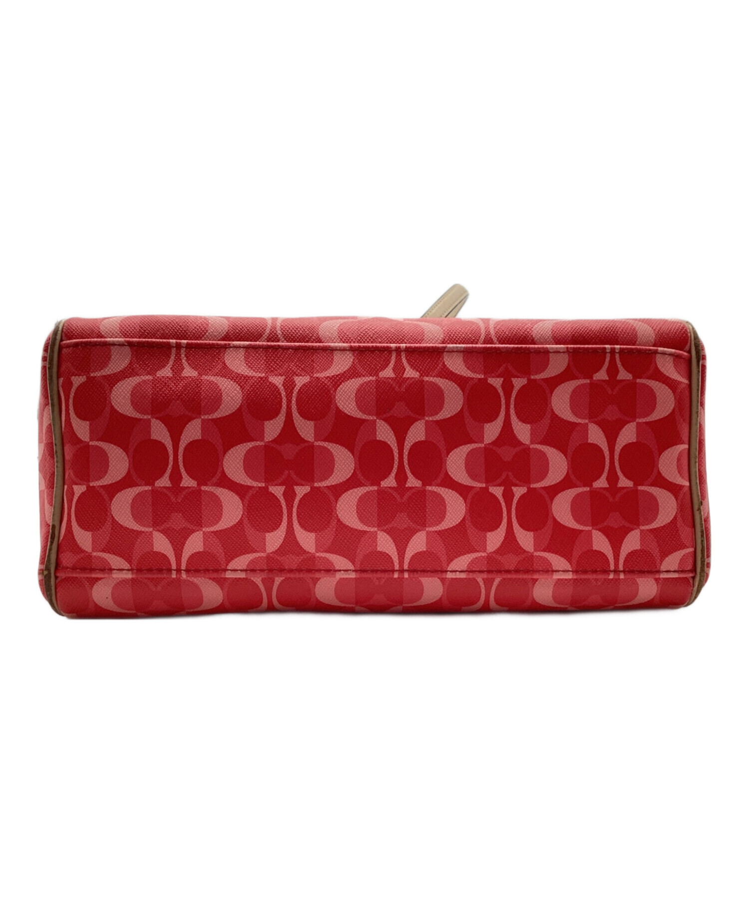 COACH ミニボストンバッグ 赤 中古・古着通販】COACH (コーチ) ミニボストンバッグ ピンク｜ブランド