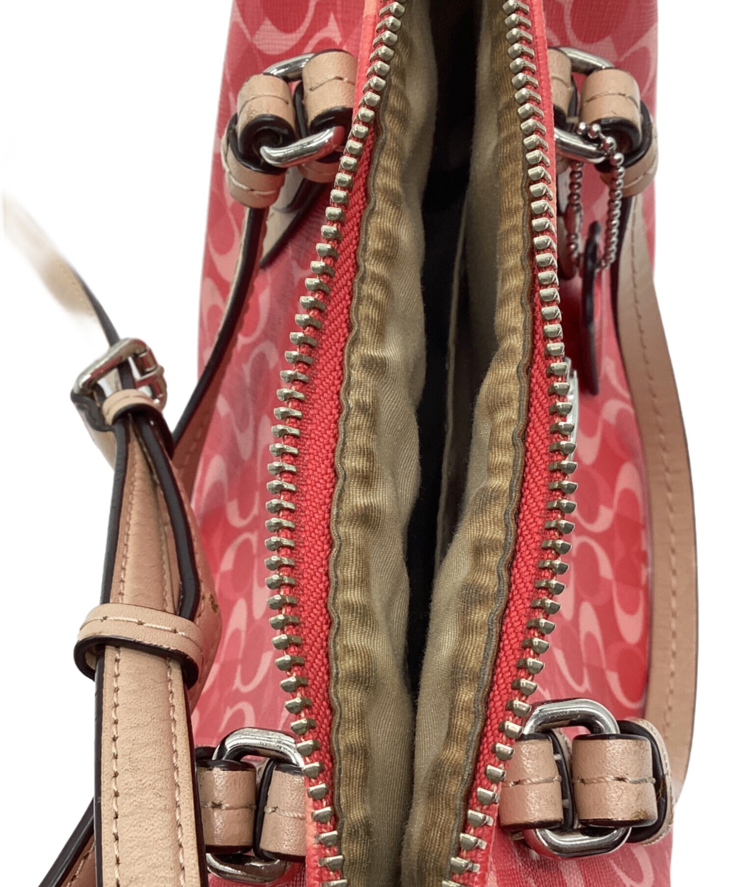 中古・古着通販】COACH (コーチ) ミニボストンバッグ ピンク｜ブランド