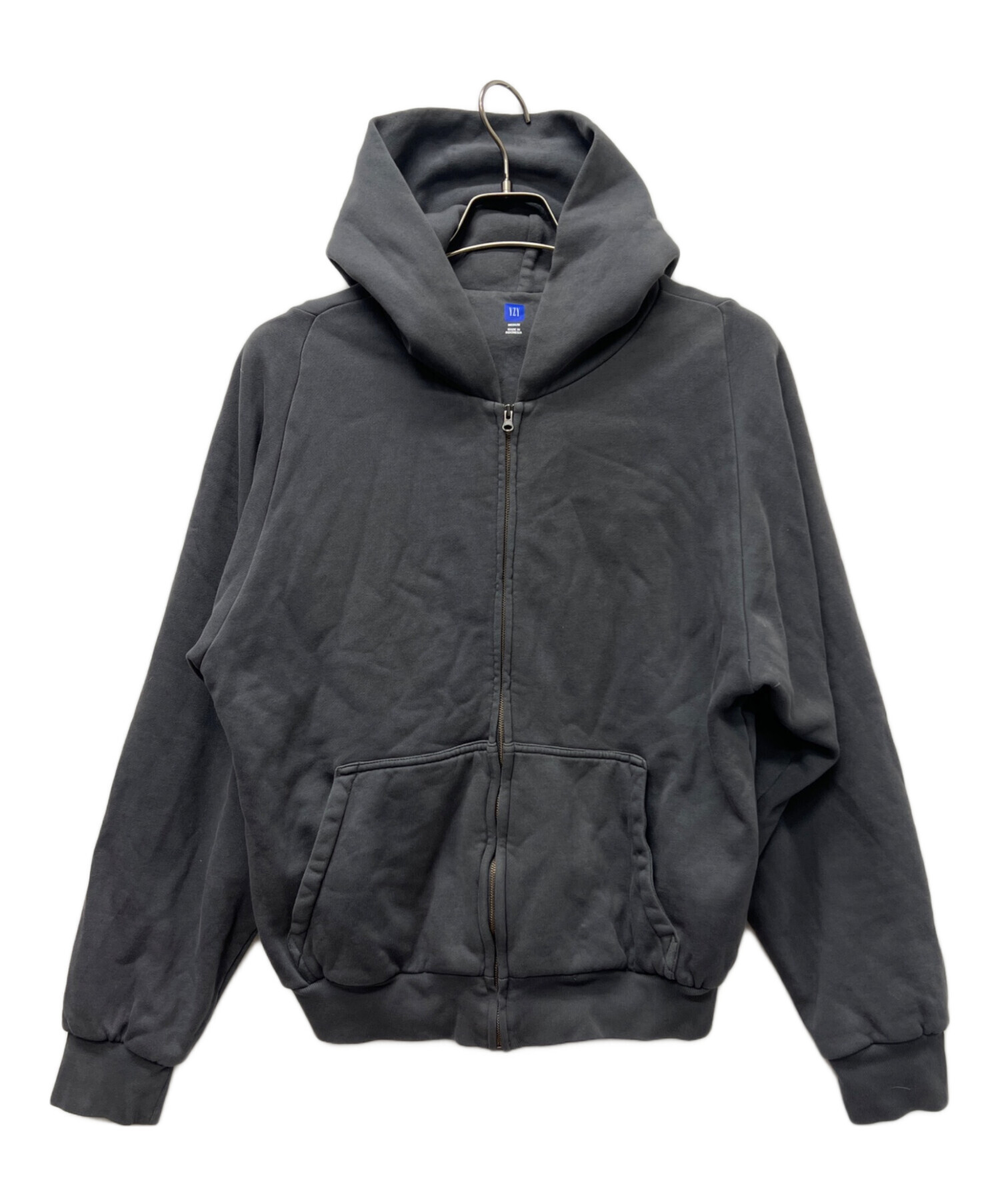 中古・古着通販】yeezy gap (イージーギャップ) ジップパーカー グレー