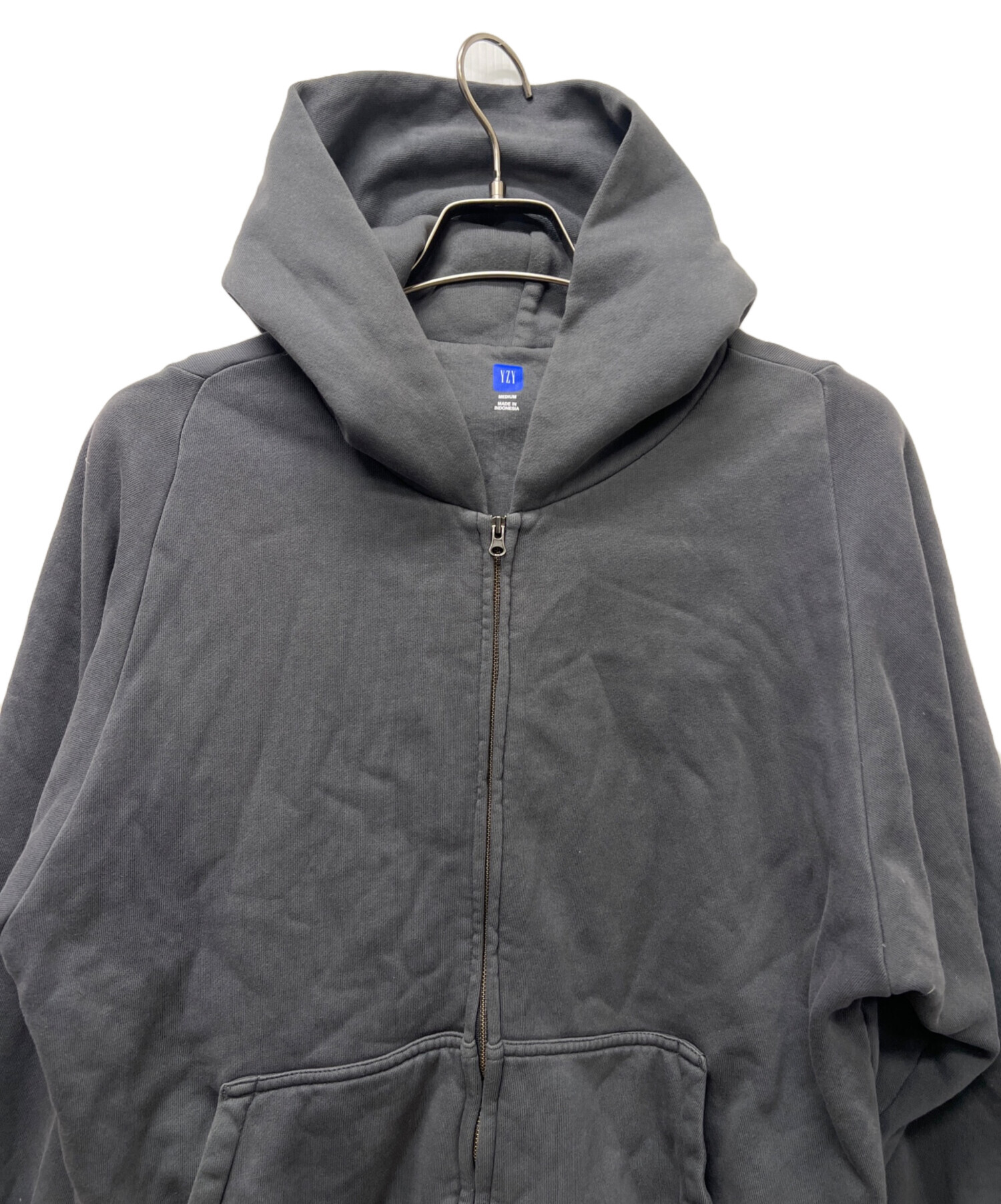 中古・古着通販】yeezy gap (イージーギャップ) ジップパーカー グレー