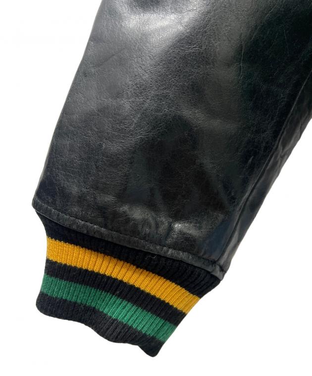 中古・古着通販】Coogi (クージー) スタジャン グリーン×ブラック