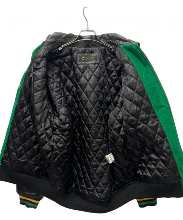 中古・古着通販】Coogi (クージー) スタジャン グリーン×ブラック