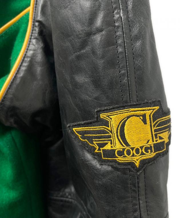 中古・古着通販】Coogi (クージー) スタジャン グリーン×ブラック