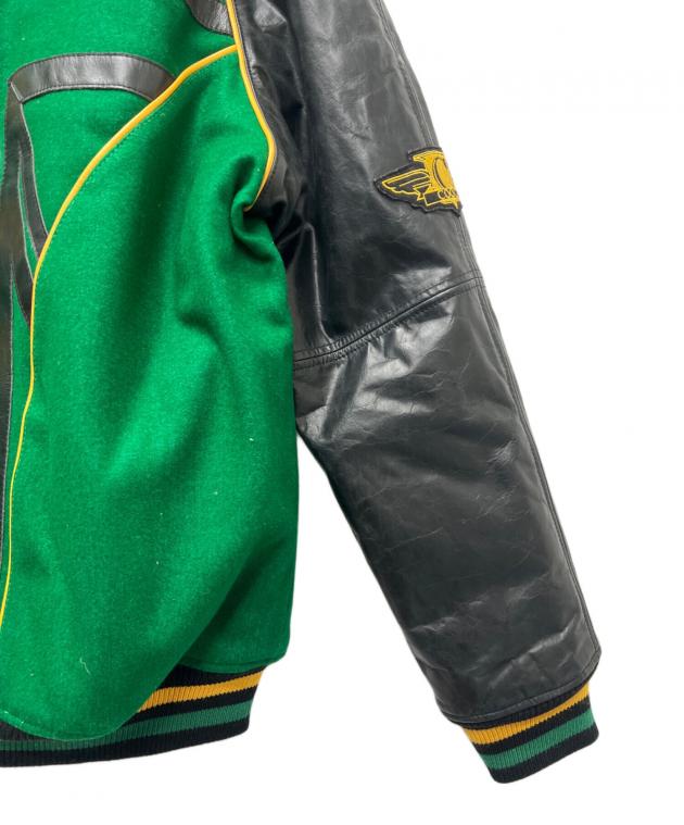 中古・古着通販】Coogi (クージー) スタジャン グリーン×ブラック