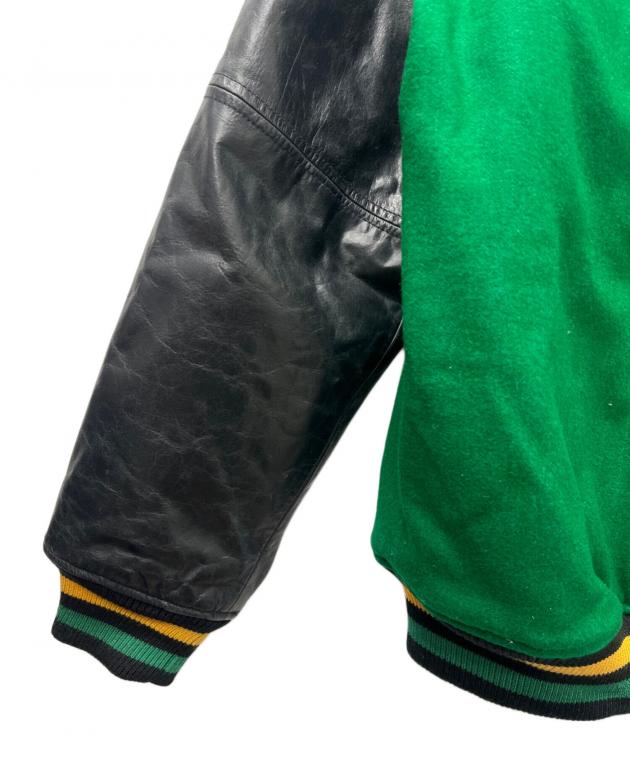 中古・古着通販】Coogi (クージー) スタジャン グリーン×ブラック