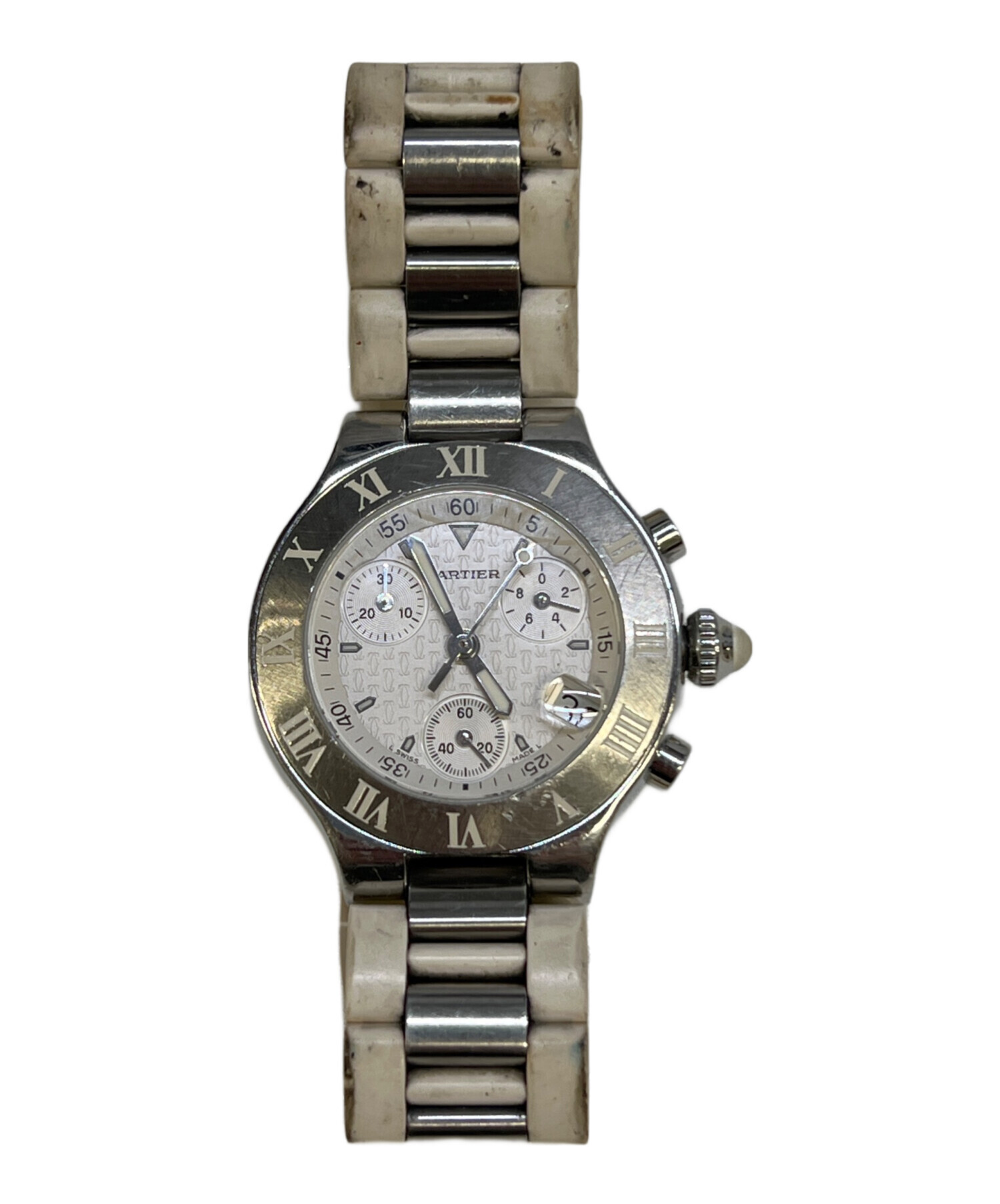 中古・古着通販】Cartier (カルティエ) リストウォッチ クロノスカフ 
