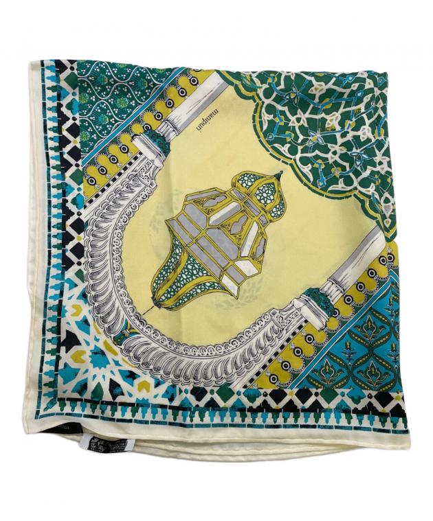 中古・古着通販】manipuri (マニプリ) シルクスカーフ65 イエロー