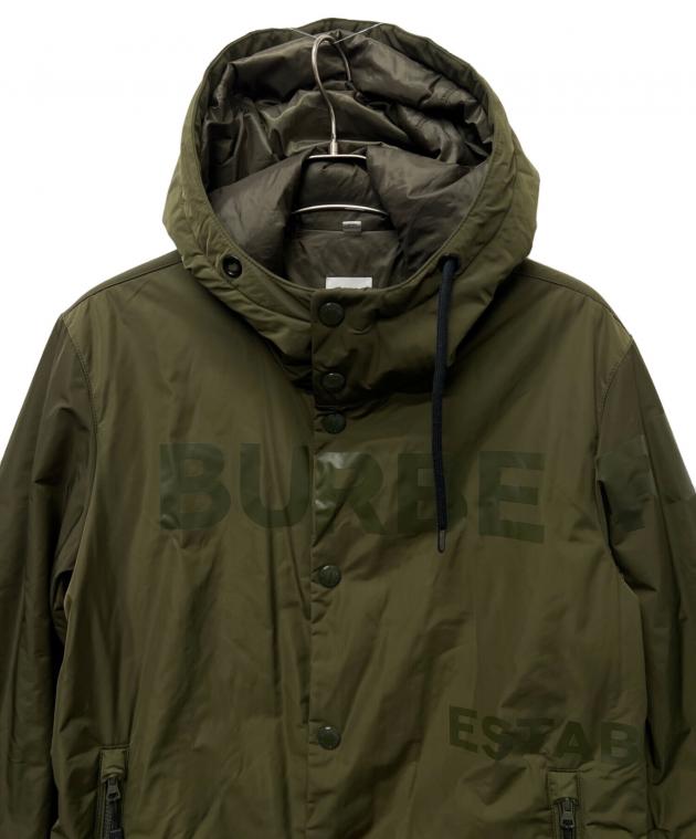 中古・古着通販】BURBERRY (バーバリー) ミリタリーコート オリーブ