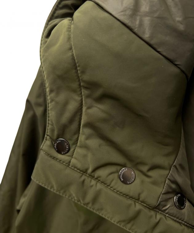 中古・古着通販】BURBERRY (バーバリー) ミリタリーコート オリーブ