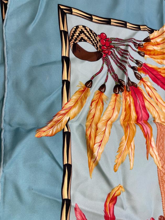 中古・古着通販】HERMES (エルメス) カレ 90 BRAZIL スカイブルー