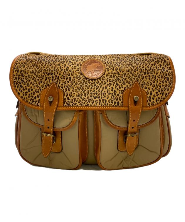 【X'masセール★30%OFF】ハンティングワールド HUNTING WORLD ハンドバッグ ブラウン　ベージュ レディース 中古 中古・古着通販】HUNTING WORLD (ハンティングワールド) 2WAY