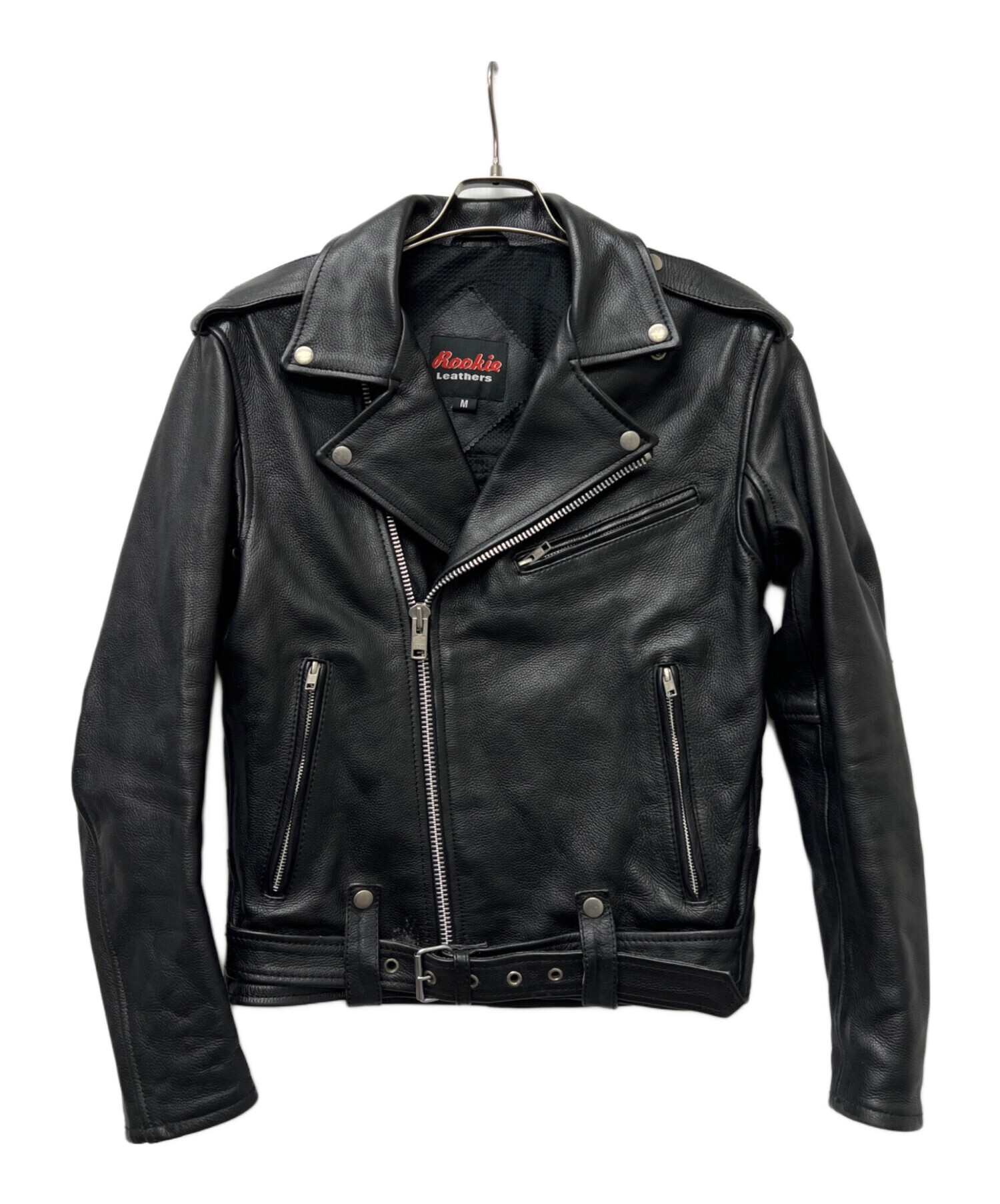 中古・古着通販】Rookie (ルーキー) レザージャケット ブラック サイズ